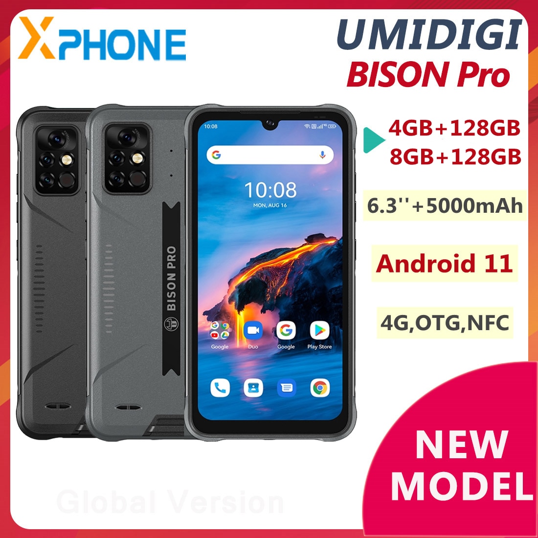 UMIDIGI BISON Pro Smarphone IP68/IP69K 48MP ĸ..